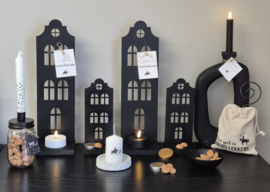 Houten huisje op voet