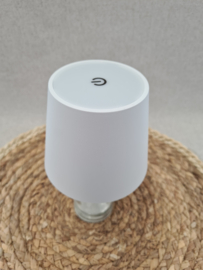 Flessenlamp oplaadbaar Wit & Zwart