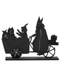 Zoedt Houten Bakfiets met Sint en Piet