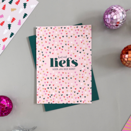 Kerstkaart Heel veel liefs voor jou deze kerst