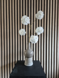 J-Line pompom kunsttakken  decoratieve takken  nude, groen of wit