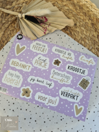 Stickervel Feest