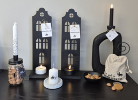 Houten huisje op voet