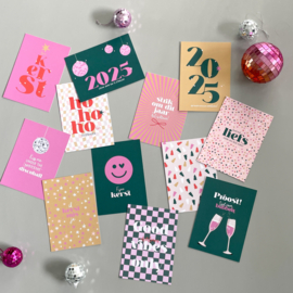 Kerstkaarten voordeelset (12 stuks)