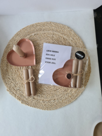 Moederdag cadeau kaarsen set