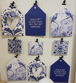 Huisje delftsblauw