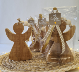 Kerst engel hout