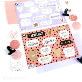 Stickervel Lievelings