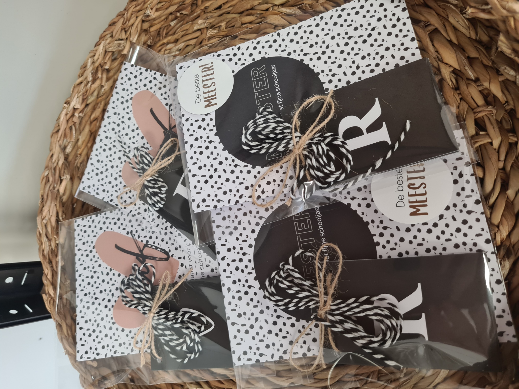 Juf Cadeautje met Invulkaartje &  Mooie Juffenslinger