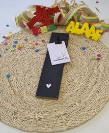 Cadeautje carnaval tegeltje