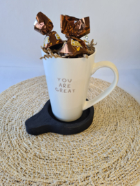 cadeau set grote mok "You are great"