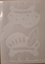 Raamsticker Gluurpietjes