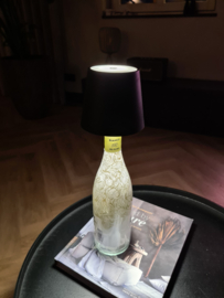 Flessenlamp oplaadbaar Wit & Zwart