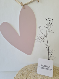 Muur hart oudroze 40cm