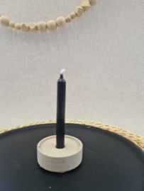 Cadeau set mini kaarsje met kandelaar