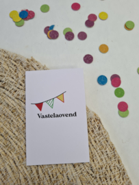 Carnaval mini kaartje