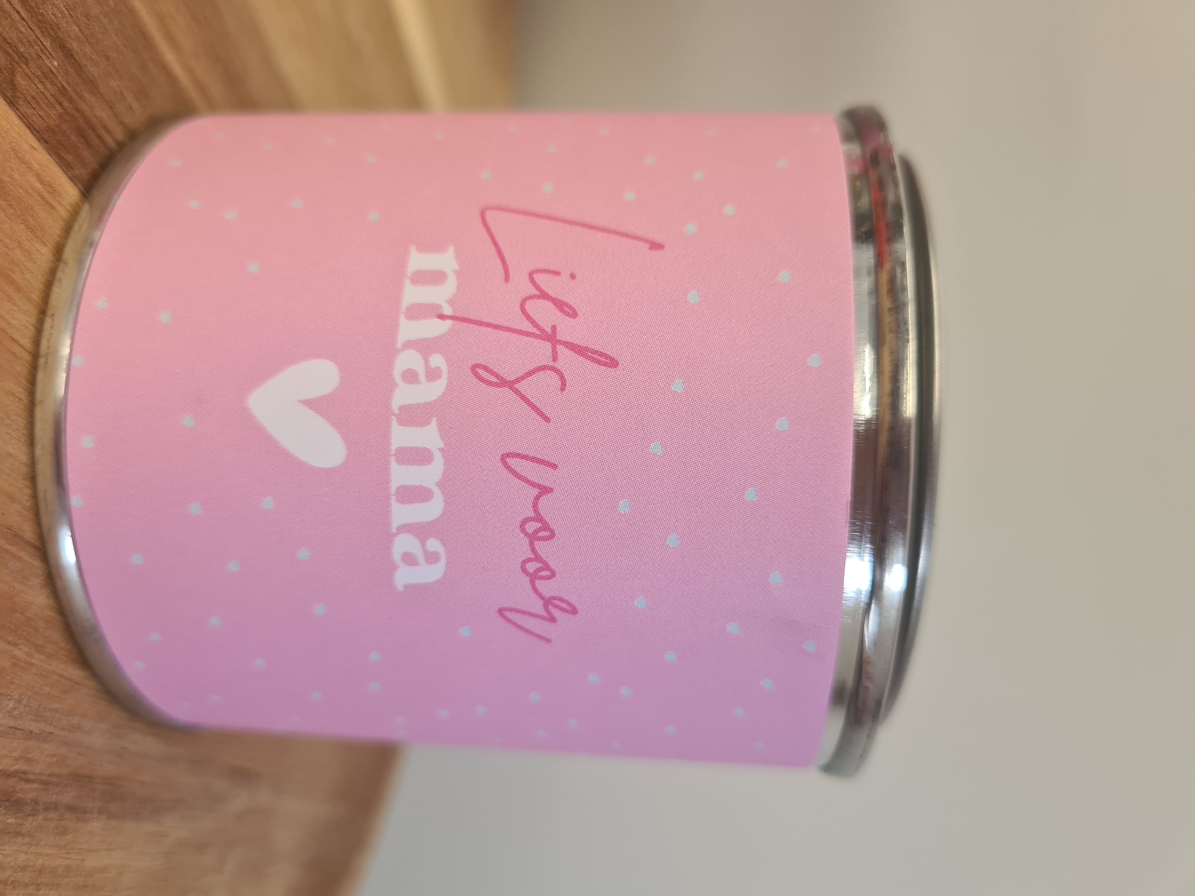 Cadeau blikje "Liefs voor mama"