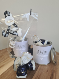 Cadeau blikje Meester