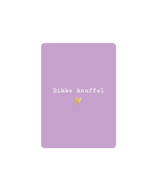 Mini cadeau kaart Dikke knuffel