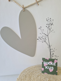 Muur hart mosgroen 40 cm