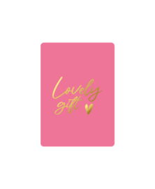 Mini cadeau kaart  Lovely Gift