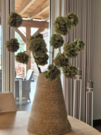 J-Line pompom kunsttakken  decoratieve takken  nude, groen of wit