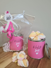 Cadeau blikje De leukste Juf
