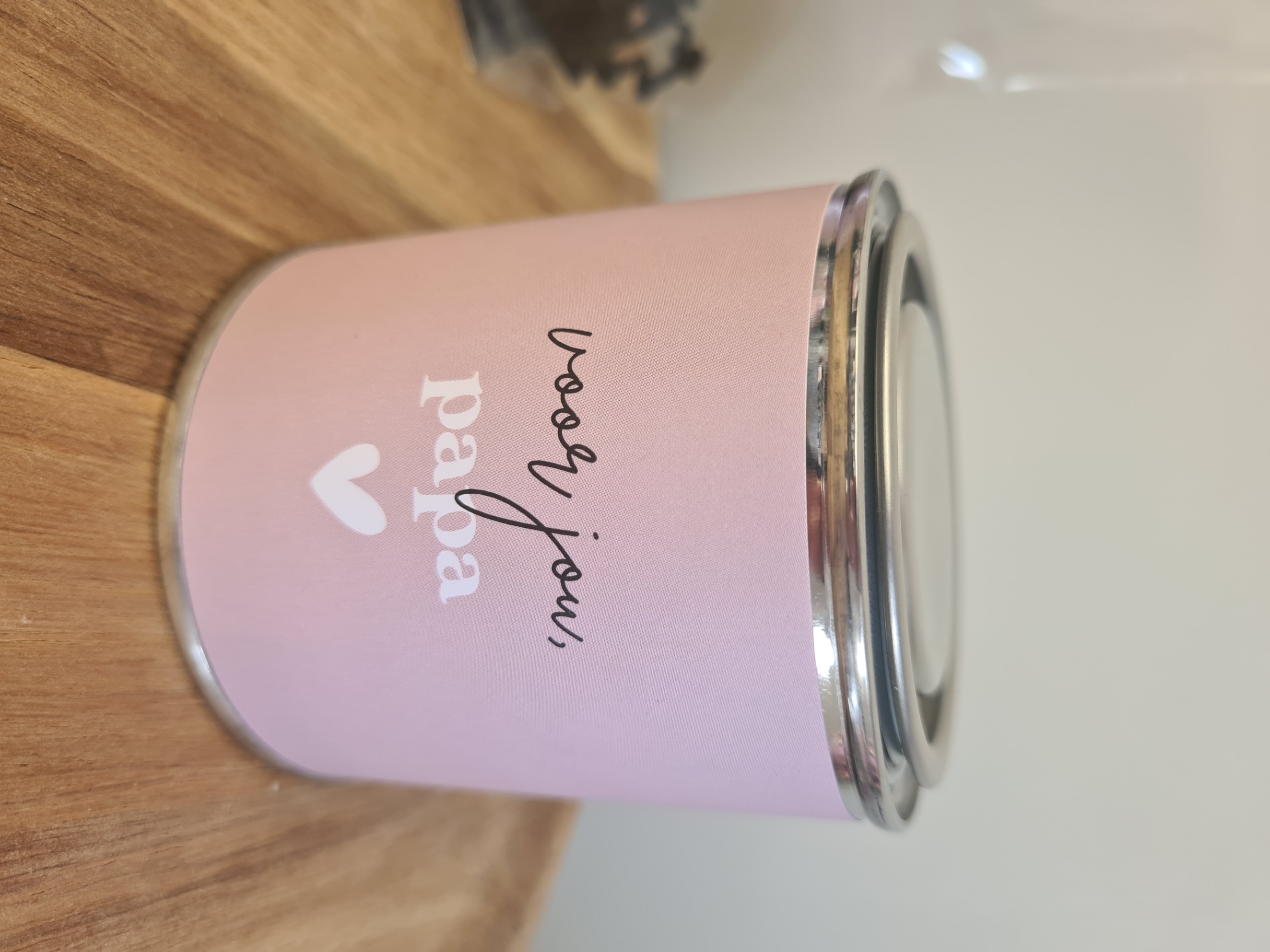 Cadeau blikje voor jou Papa