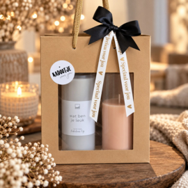 Cadeaupakket Leeff – handzeep en geurkaars
