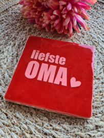 Tegeltje liefste oma
