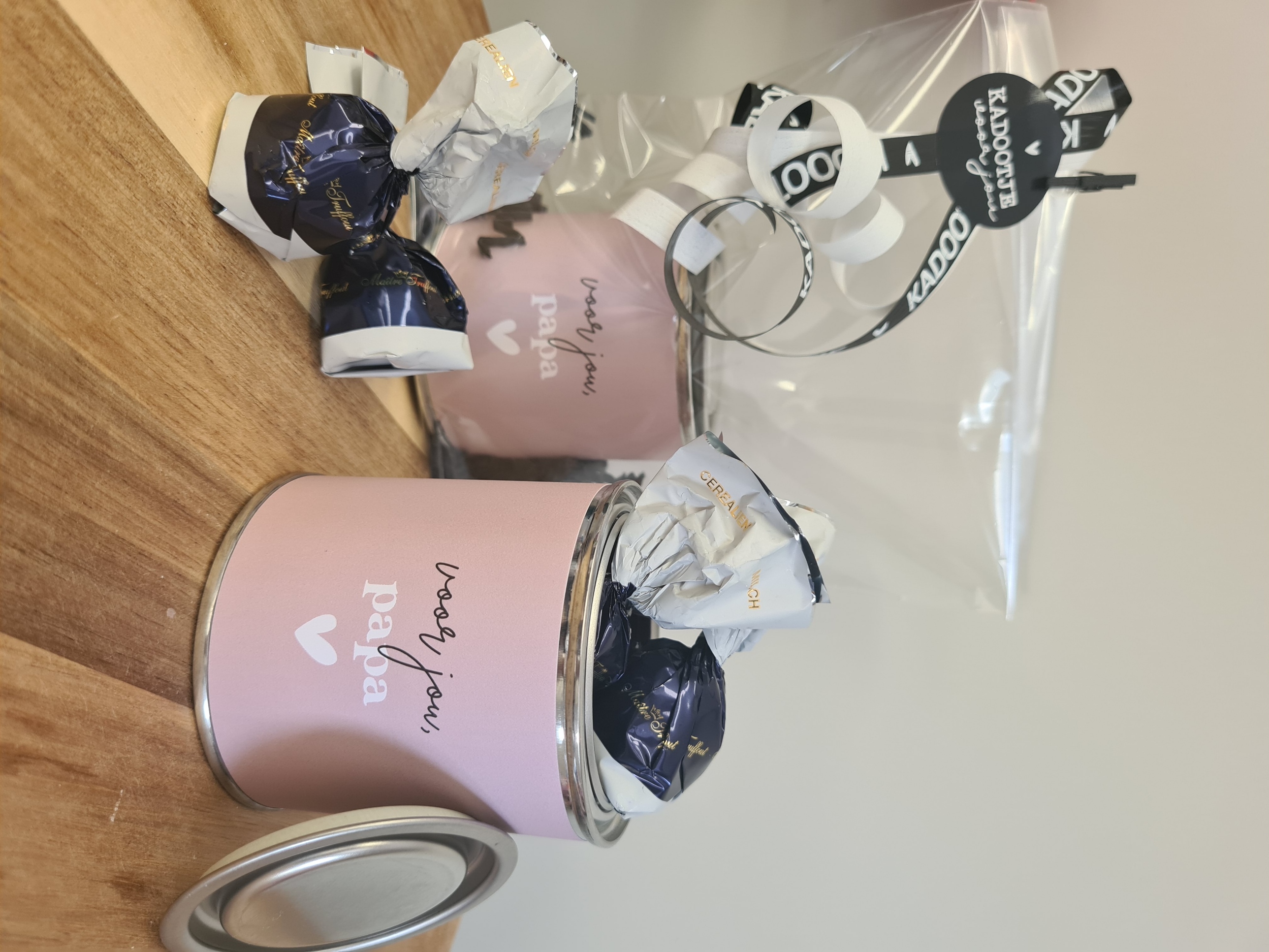 Cadeau blikje voor jou Papa