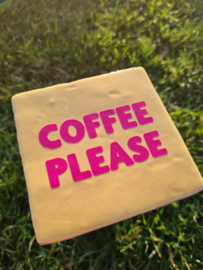 Tegeltje coffee please