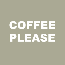 Forex tegeltje - Coffee Please - 10x10