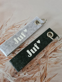 Sleutelhanger Juf of Meester