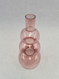 Candle Holder Layered pink
