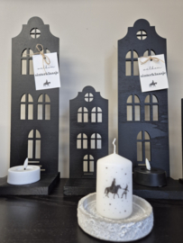 Houten huisje op voet