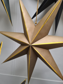 Kerst ster goud (maat L)