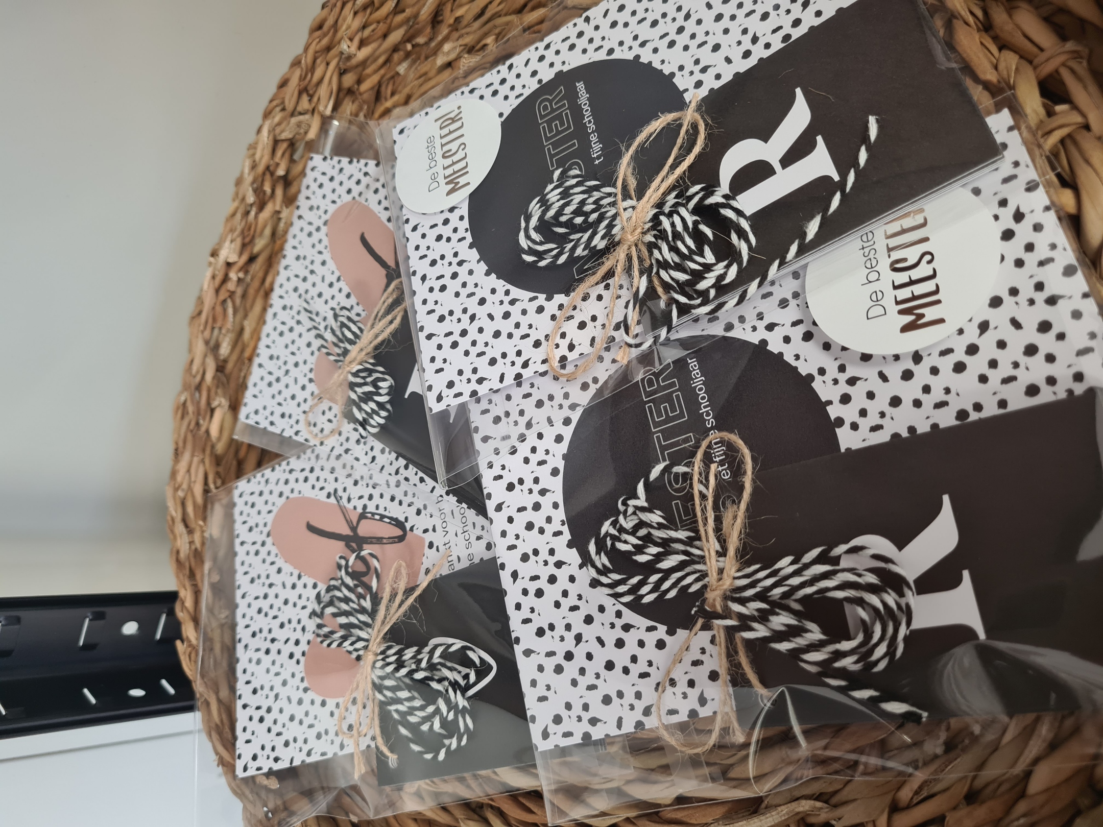 Meester Cadeautje met Invulkaartje & Mooie Meesterslinger