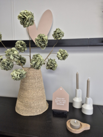 Jute Vaas Naturel – 38 cm