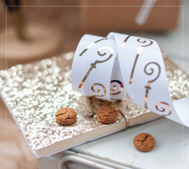 Staf goud stickers ( verpakt per 5)