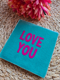 Tegeltje love you