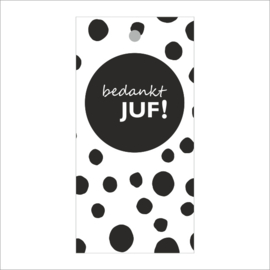 Cadeau kaartje Juf