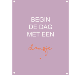 Tuinposter A4 Dansje