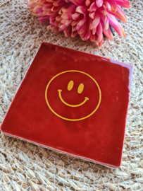 Tegeltje smiley (rood)