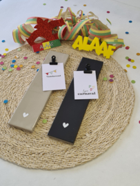 Cadeautje carnaval tegeltje