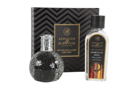 Little Devil + Morrocan Spice Geurlamp S zwart- L19 B19 H11CM