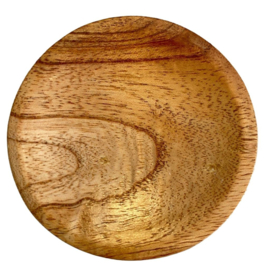 Houten schaaltje - Rond