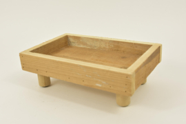 Houten tray 25x16x8cm naturel
