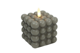 LED Bolletjes kaars Grijs