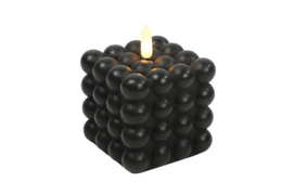LED Bolletjes kaars Zwart